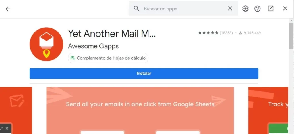 Add-on Yet Another Mail Merge